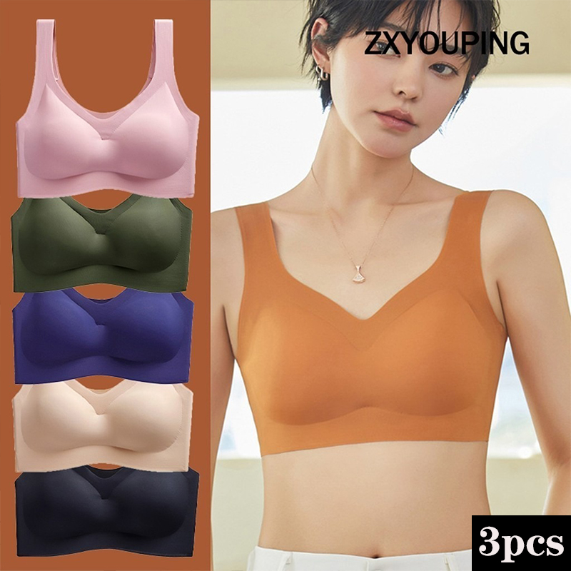Underwire Bra Padded - 섹시한 스포츠 브래지어 심리스 패드, 스틸