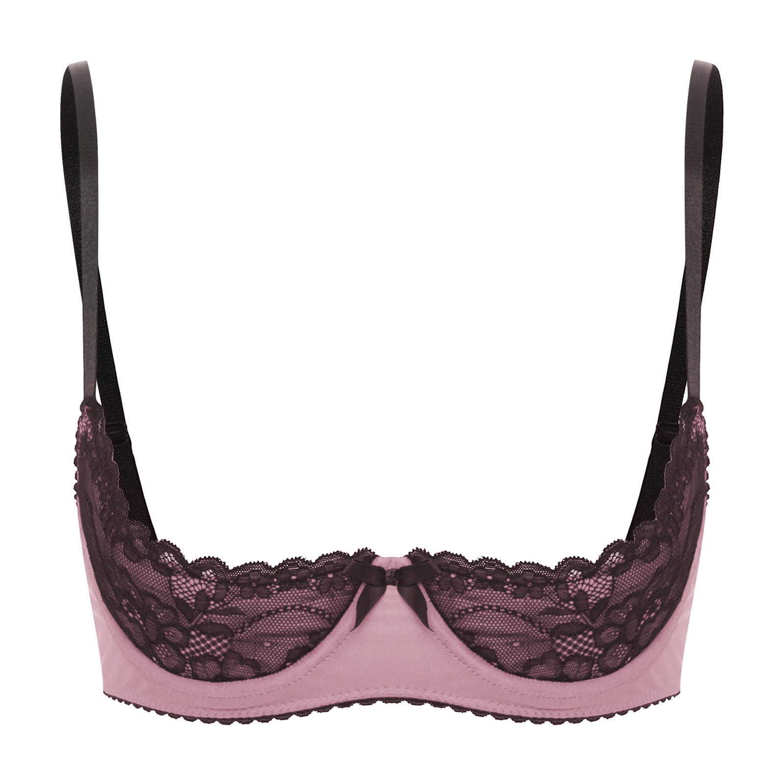Underwire Bra Padded - 여자 란제리 수영복 Underwire 하프 컵