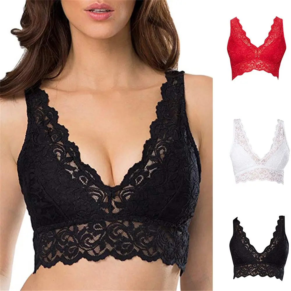 여성 레이스 브래지어 패딩 Bralette Bustie - T Shirt Bra Seamless 리뷰 및 가격