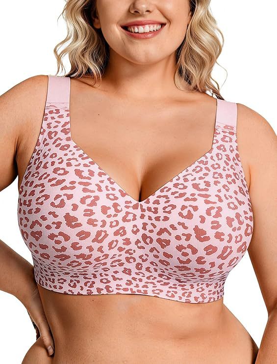 플러스 사이즈 무선 젤리 브라 여성용 지지력 좋은 심리 - Underwire Bra Padded 리뷰 및 가격