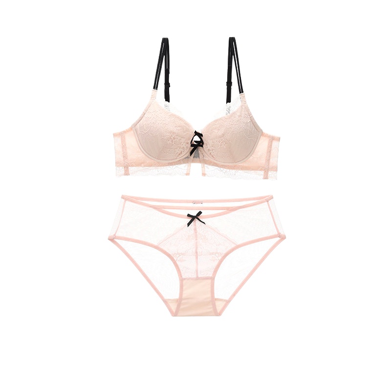 새로운 여성스러운 스위트 레이스 여성 속옷 세트, 와이 - Sheer Bra Lace 리뷰 및 가격