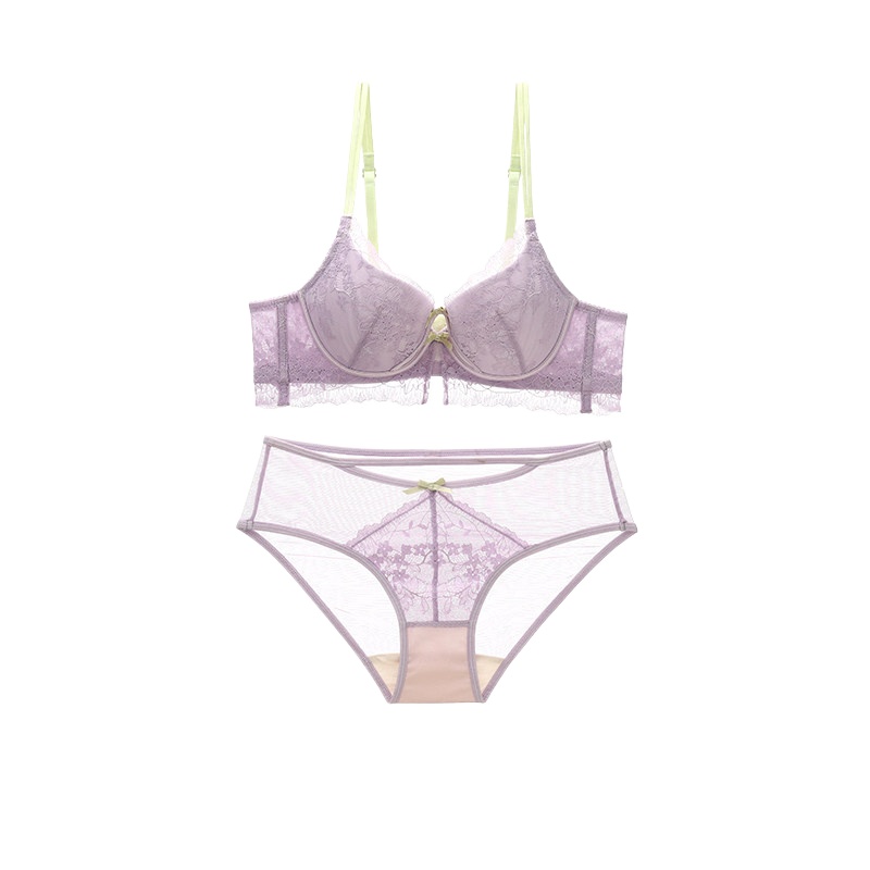 새로운 여성스러운 스위트 레이스 여성 속옷 세트, 와이 - Sheer Bra Lace 리뷰 및 가격
