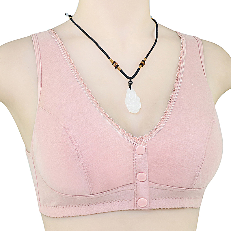 여성용 풀 커버리지 앞면 잠금식 면 소재 브라, 와이어 - Sheer Bra Lace 리뷰 및 가격